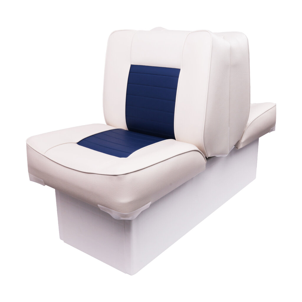 Eggers Rug aan rug bootstoel Wit/Blauw