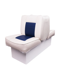 Eggers Rug aan rug bootstoel Wit/Blauw