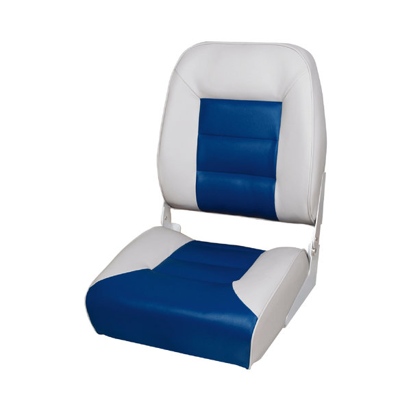 Eggers Comfort High Back Boat Seat Gray/Blue