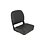 Springfield Economy Low Back Boat Seat Charcoal