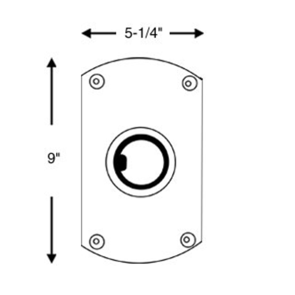 Springfield Taper-Lock Double Flat Side Base, Satin Finish