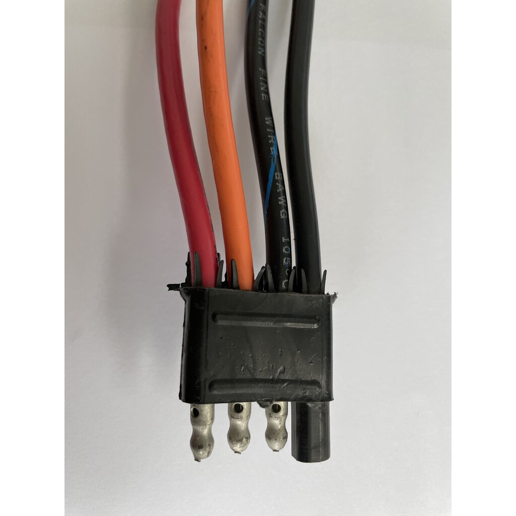 Trollingmotor recept, 4 wire 12V 24V 36V