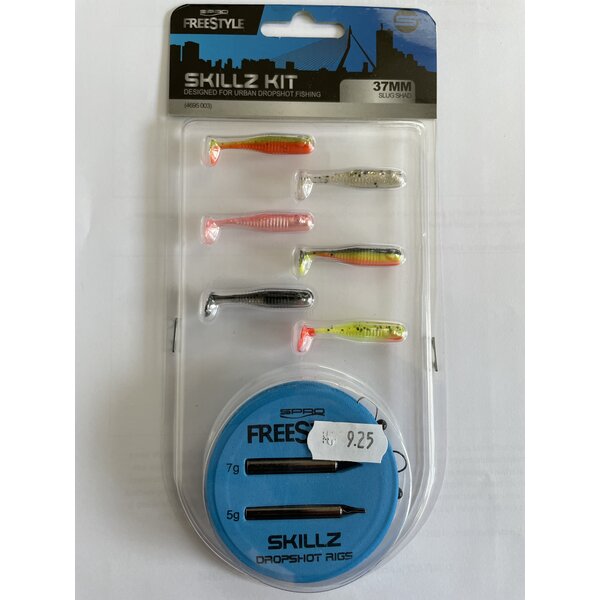 SPRO FS Skillz Kit 37 mm Slug Shad