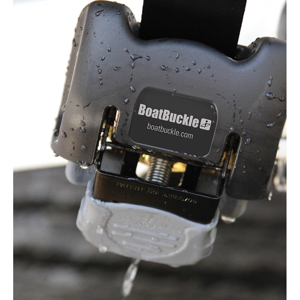BoatBuckle Retractable Transom Tie-Down SS 1500 lbs