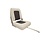 Hollex Boatseat White Star White/Charcoal