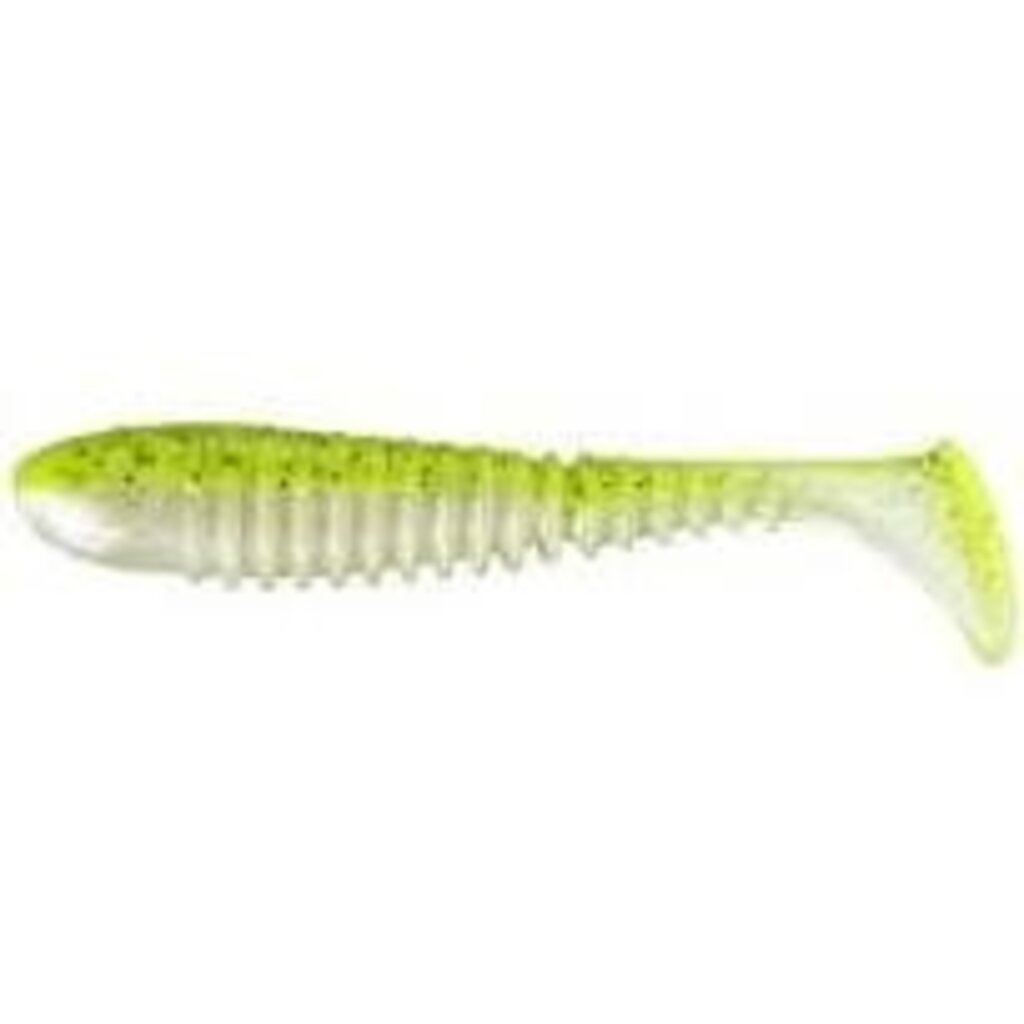 Berkley Flex Rib Shad 9 cm Chartreuse