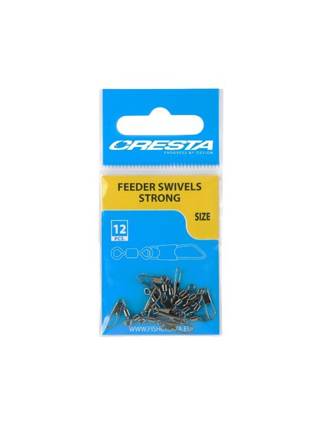Cresta Feeder Swivels strong size 14