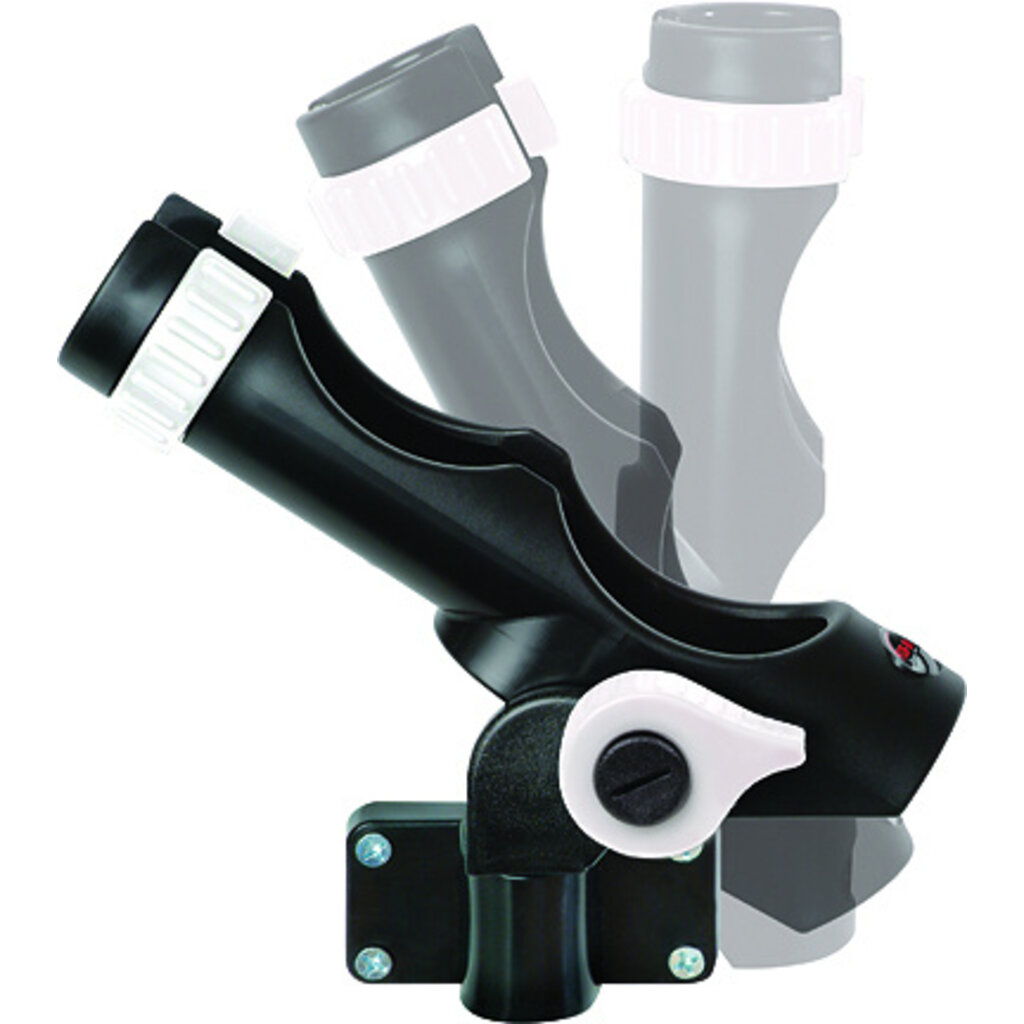 Fish-On! BLK Hengelhouder incl zijmontage mount 2 in pack