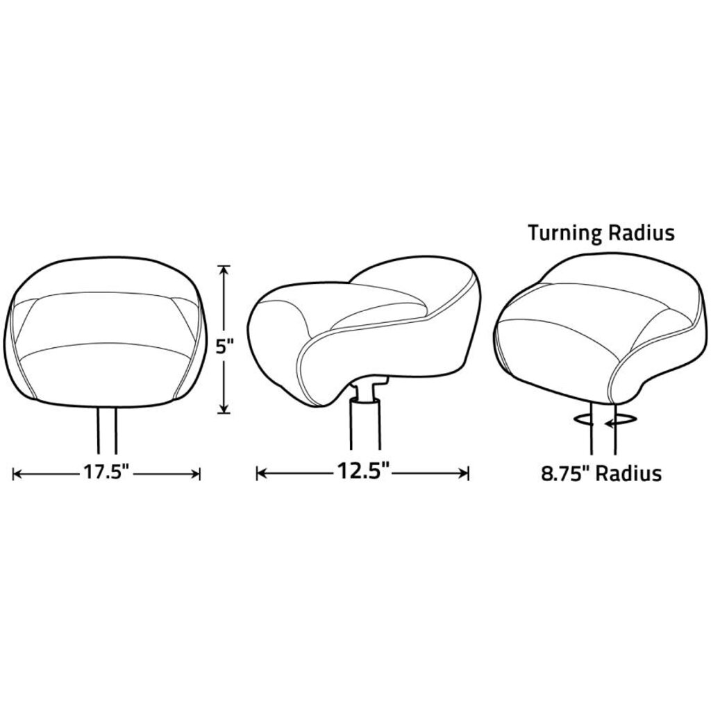 Tempress Pro Casting Seat Black/Black/Matrix