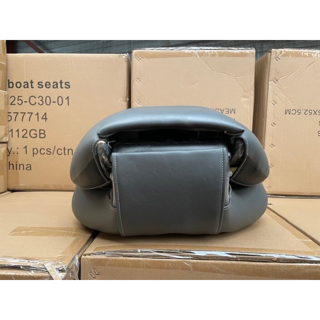 Eggers Tech High Back Bootstoel Zwart/Donkergrijs