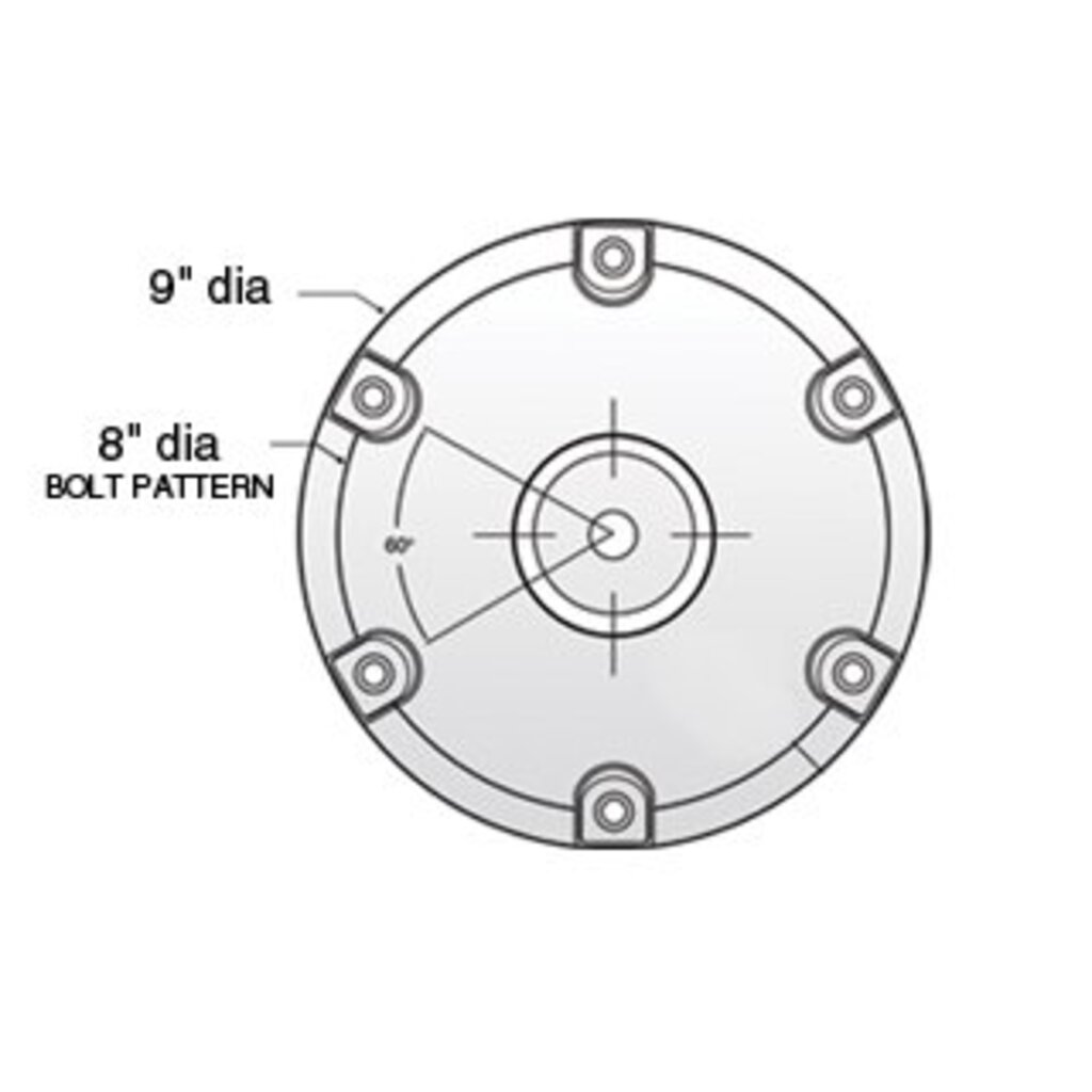 Springfield Taper-Lock 9 "Round-Aluminiumunter
