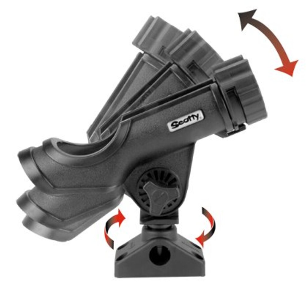 Scotty 230 Powerlock Hengelhouder met zij/dekmontage (241)