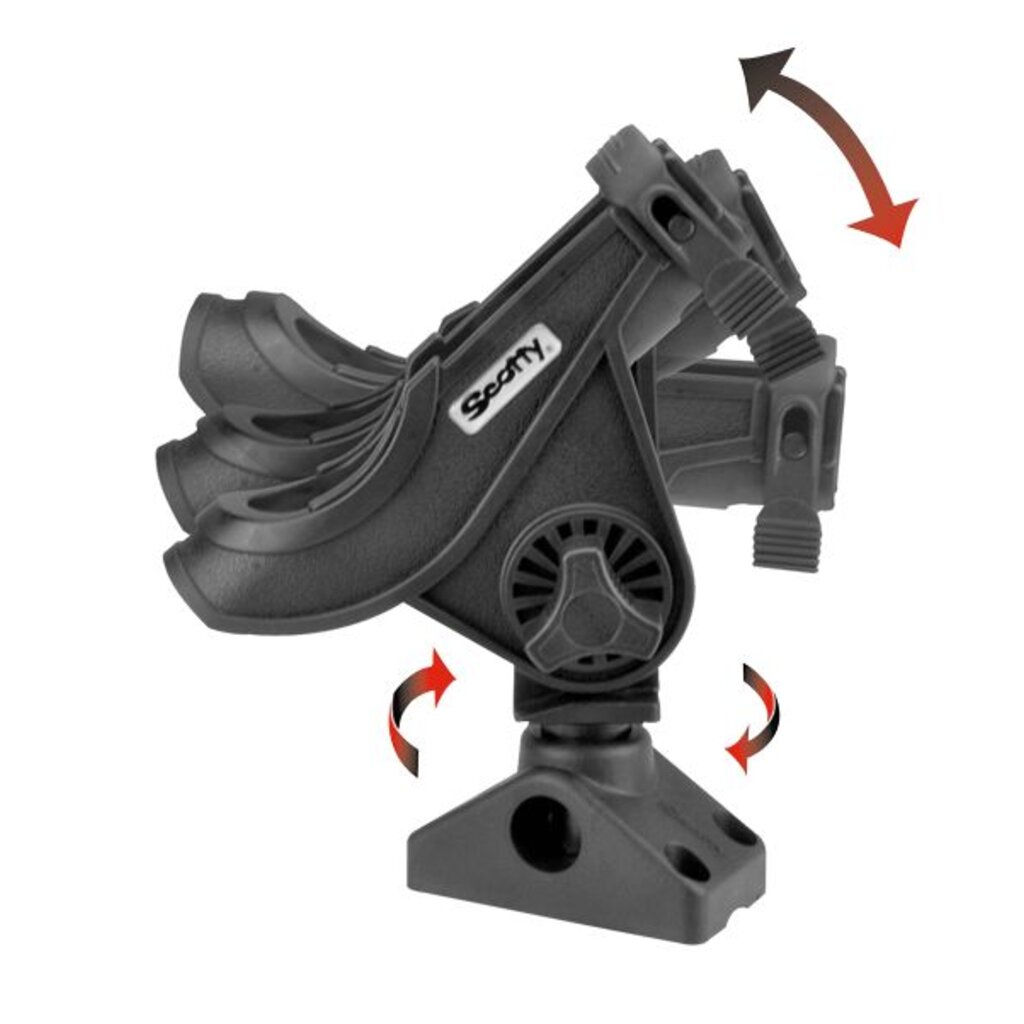 Scotty 280 Baitcaster/Spinning Hengelhouder met zij/dekmontage (241)