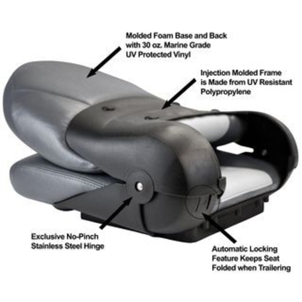 Tempress Navistyle High Back Boat Chair Charcoal / Gray