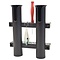 Fish-On! Double Tube Rod Holder Black