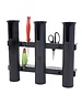 Fish-On! Triple Tube Rod Holder Black