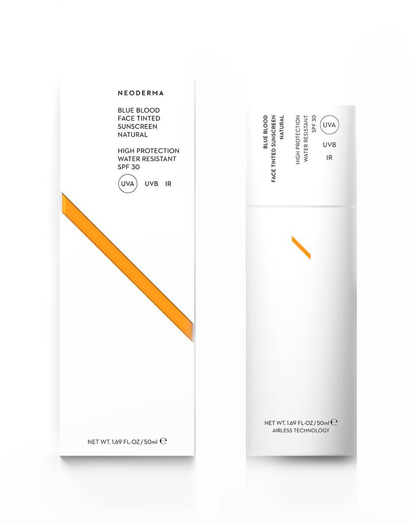 Neoderma Blue Blood Face Tinted Sunscreen Natural SPF30