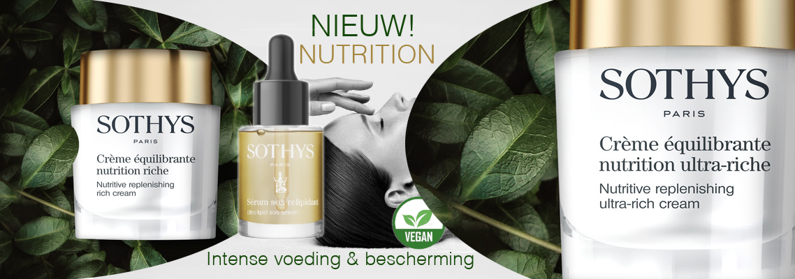 sothys nutrition serie intense voeding en bescherming serum sos relipidant creme equilibrante riche ultra-riche