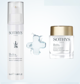 Sothys Coffret Duo Hydra Hyaluronic Acid4 Creme Velours + Serum