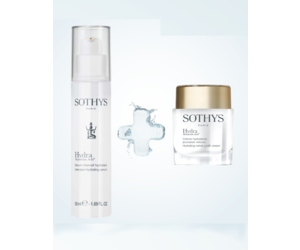 Sothys Coffret Duo Hydra Hyaluronic Acid4 Creme Velours + Serum -