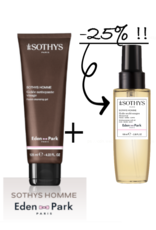 Sothys Duo Sothys Homme Eden Park Gelee Nettoyant Energisant Visage + Huile Multi-Usages Douceur