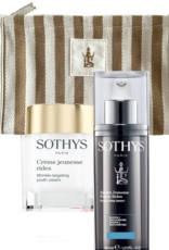Sothys Sothys Set: Creme Jeunesse Rides + Serum Focus Rides + Toilettas