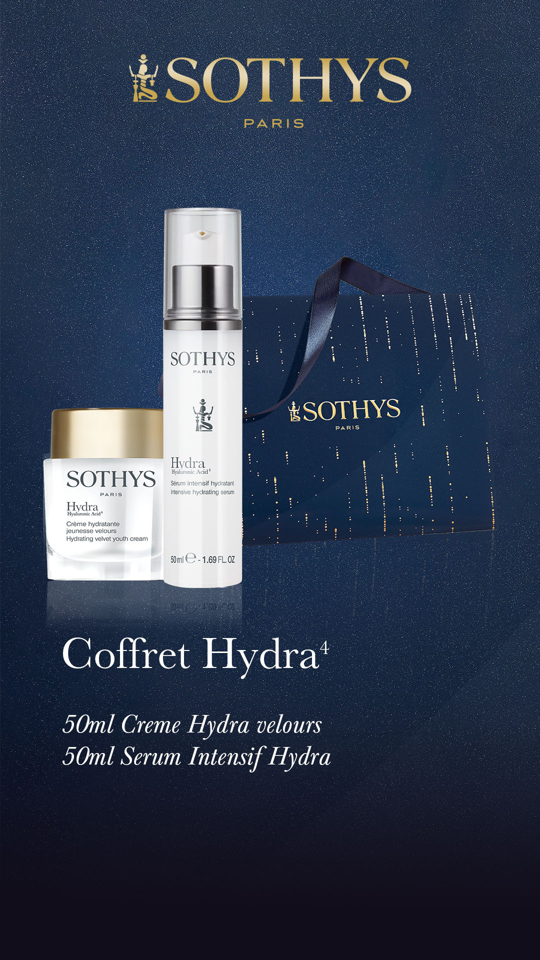 Sothys Sothys Coffret Duo Hydra Hyaluronic Acid4 Creme Velours + Serum