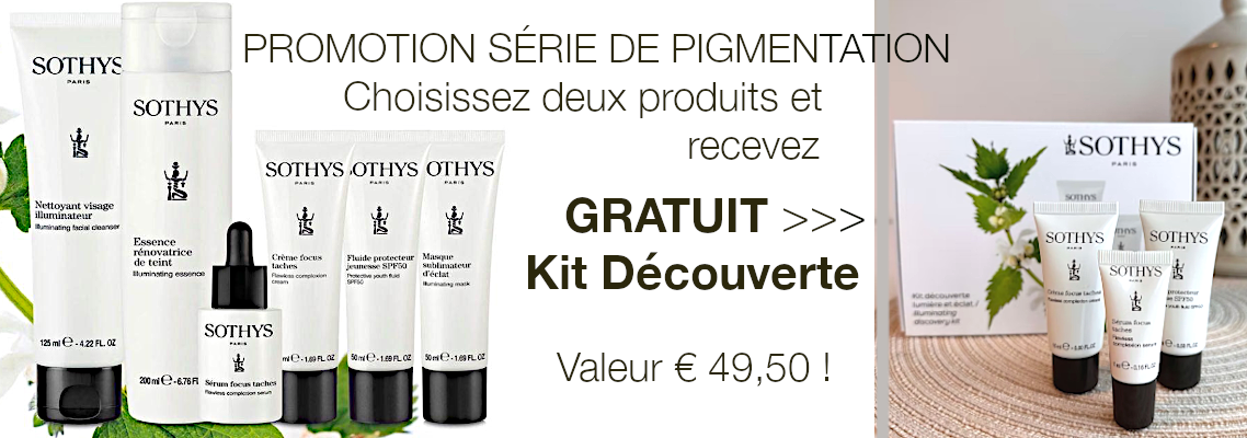 PROMOTION SERIE PIGMENTATION SOTHYS