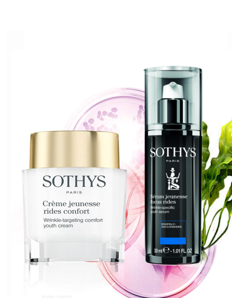 Sothys Sothys Coffret Cadeau Duo: Creme Jeunesse Rides Confort +  Serum Focus Rides