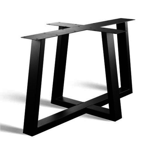 Trapeze 3D onderstel - gecoat staal, antraciet, zwart Trapeze 3D onderstel - gecoat staal, antraciet, zwart