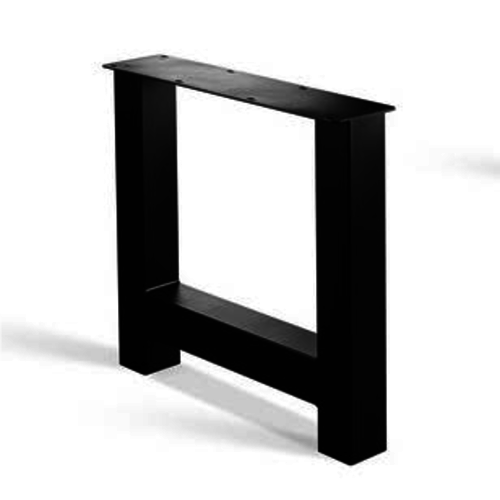 H-poot - gecoat staal, antraciet, zwart H-poot - gecoat staal, antraciet, zwart