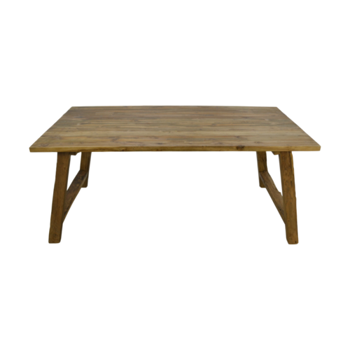 HSM Collection Eettafel Lawas - 180x90x78 - Naturel - Massief oud teak