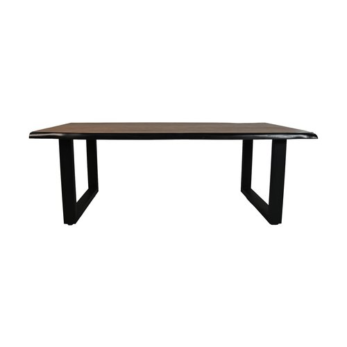 HSM Collection Eettafel live edge - 200x100x77 - Walnoot bruin - Acaciahout/metaal HSM Collection Eettafel live edge - 200x100x77 - Walnoot bruin - Acaciahout/metaal