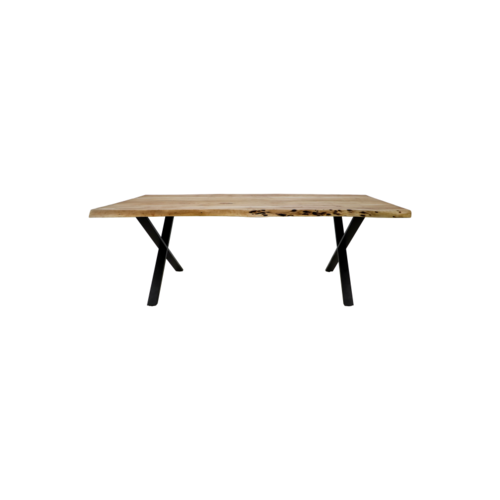 HSM Collection Eettafel SoHo - 175x90 cm - acacia/ijzer HSM Collection Eettafel SoHo - 175x90 cm - acacia/ijzer