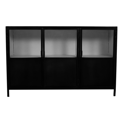 HSM Collection Dressoir Bronx - ijzer - donkergrijs/wit HSM Collection Dressoir Bronx - ijzer - donkergrijs/wit