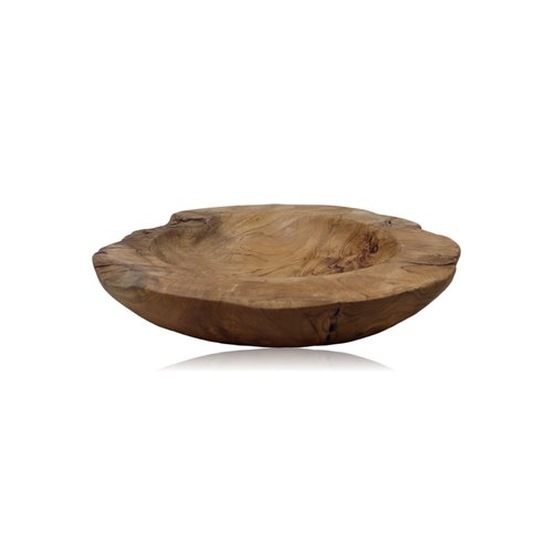 HSM Collection Fruitschaal large - ø38-45 cm - blank - teak