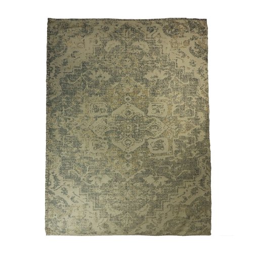 HSM Collection Vloerkleed Vintage - 160x230 - Blauw/grijs/groen - Polyester