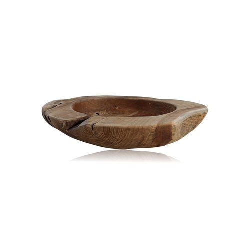 HSM Collection Fruitschaal large (Behandeld met Bijenwas) - ø38-45x15 - Naturel - Teak HSM Collection Fruitschaal large (Behandeld met Bijenwas) - ø38-45x15 - Naturel - Teak