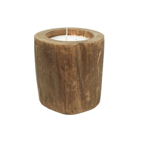 HSM Collection Boomstam kaars - ø20 cm - teak