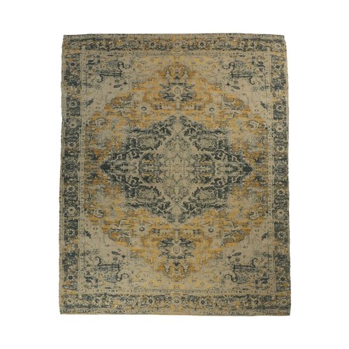 HSM Collection Vloerkleed Vintage - 120x180 - Geel/grijs/blauw/oud-roze/ - Polyester HSM Collection Vloerkleed Vintage - 120x180 - Geel/grijs/blauw/oud-roze/ - Polyester