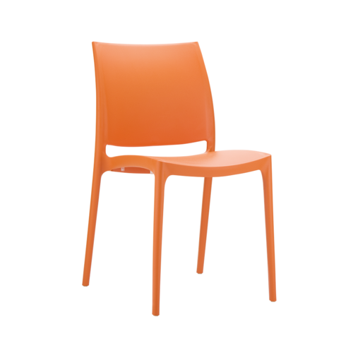 Siesta Siesta Maya Stapelbare Tuinstoel Oranje Siesta Siesta Maya Stapelbare Tuinstoel Oranje