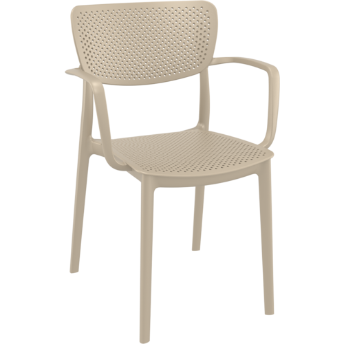 Siesta Siesta Loft Stapelbare Tuinstoel Taupe Siesta Siesta Loft Stapelbare Tuinstoel Taupe