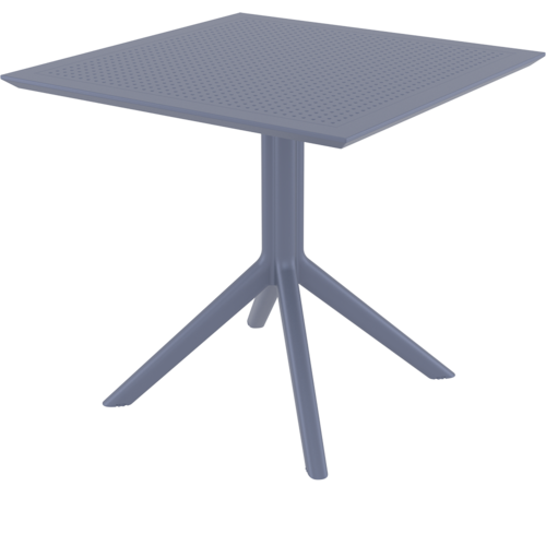 Siesta Siesta Sky Tuintafel 80 cm Donkergrijs Siesta Siesta Sky Tuintafel 80 cm Donkergrijs