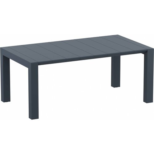 Siesta Siesta Vegas Uitschuifbare Tuintafel Medium 180/220 cm Donkergrijs Siesta Siesta Vegas Uitschuifbare Tuintafel Medium 180/220 cm Donkergrijs