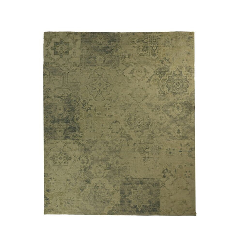 HSM Collection Vloerkleed Patchwork - 160x230 - Beige/geel/groen/blauw - Polyester
