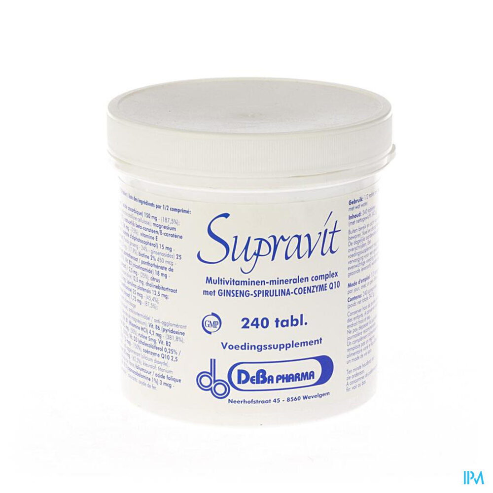 DEBAPHARMA Supravit Comp 240 Nf Deba