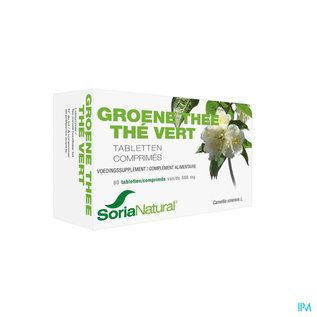 SORIA SORIA GROENE THEE 60 TABL 600 MG