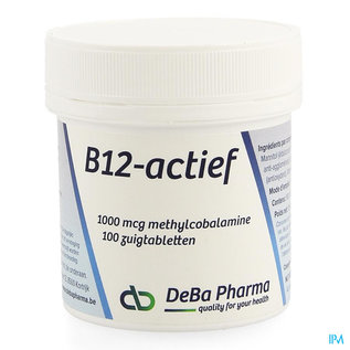 DEBAPHARMA Vitamine B12 1000mcg Methylcobalamine Zuigtabl 100