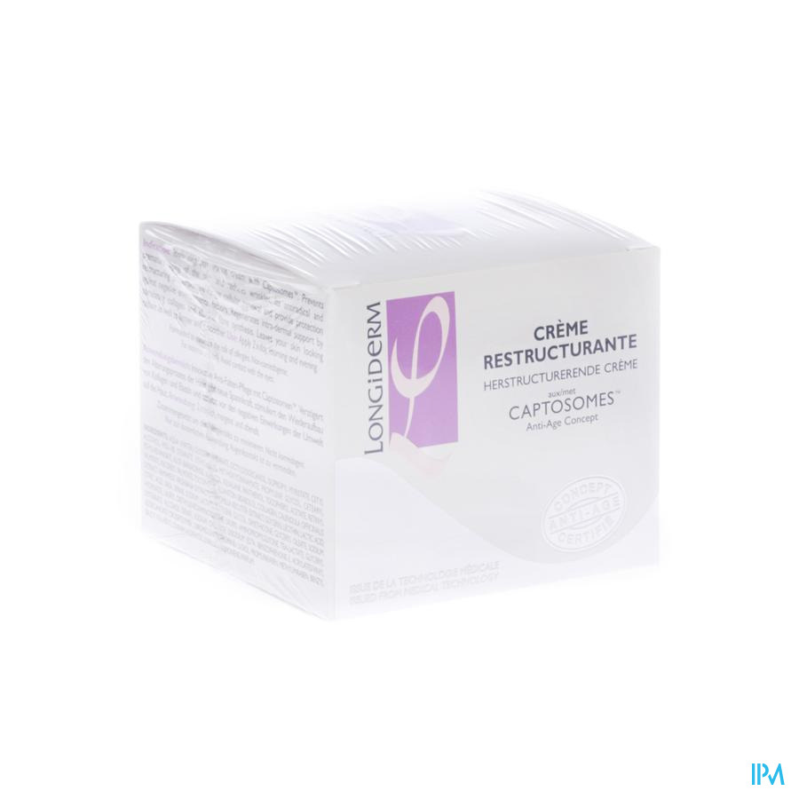 Longiderm Creme Restructurante Visage 50ml