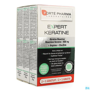 Forte Pharma Expert Keratine caps 80 + 40 gratis